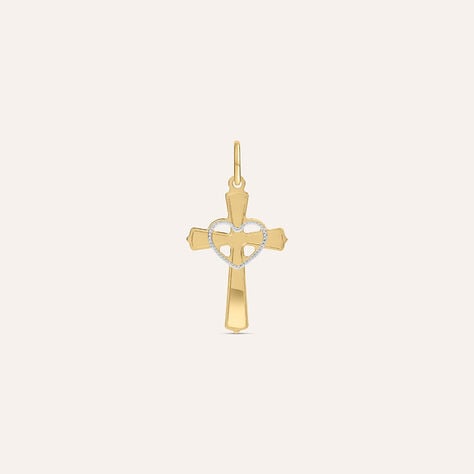 Pendente Holy Oro Bicolore - Ciondoli con Incisione Donna | Stroili