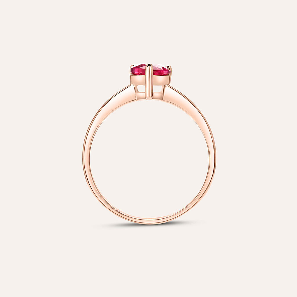 Anello Solitario Silver Rainbow Argento Rosa Cubic Zirconia - Anelli con Pietre Donna | Stroili