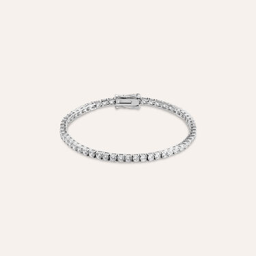 Bracciale Tennis Silver Elegance Argento Rodiato Cubic Zirconia