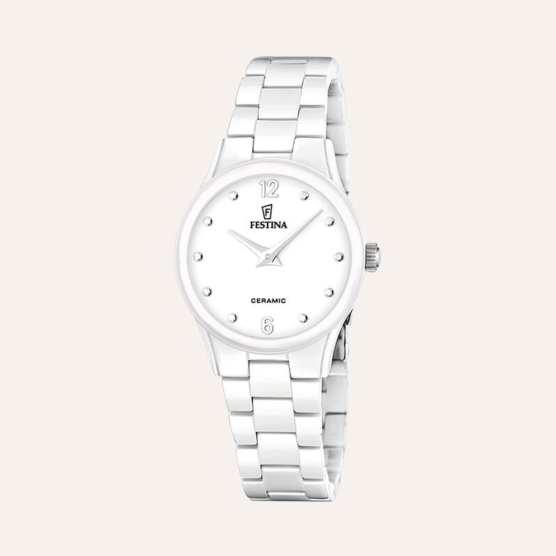Orologio Al Quarzo Festina Ceramic F20751/1 - Orologi solo Tempo Donna | Stroili