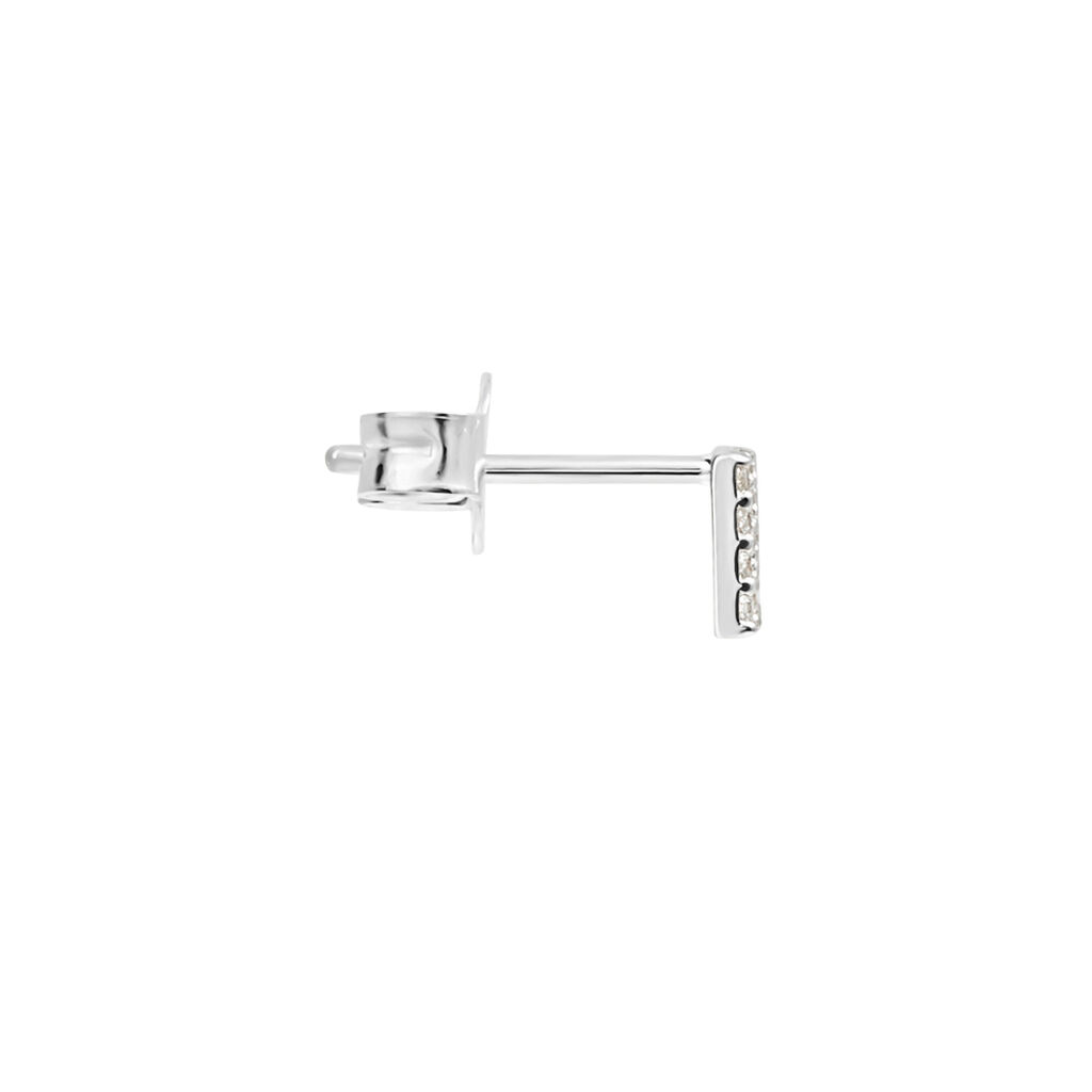 Mono Orecchino Lobo Silver Moments Argento Rodiato Cubic Zirconia - Mono Orecchino Donna | Stroili