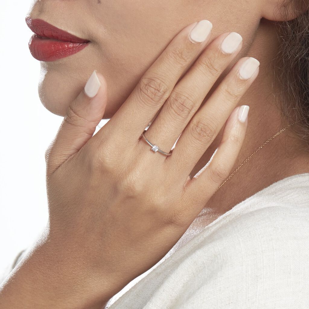 Anello Silver Elegance Argento Rodiato Cubic Zirconia - Anelli con Pietre Donna | Stroili