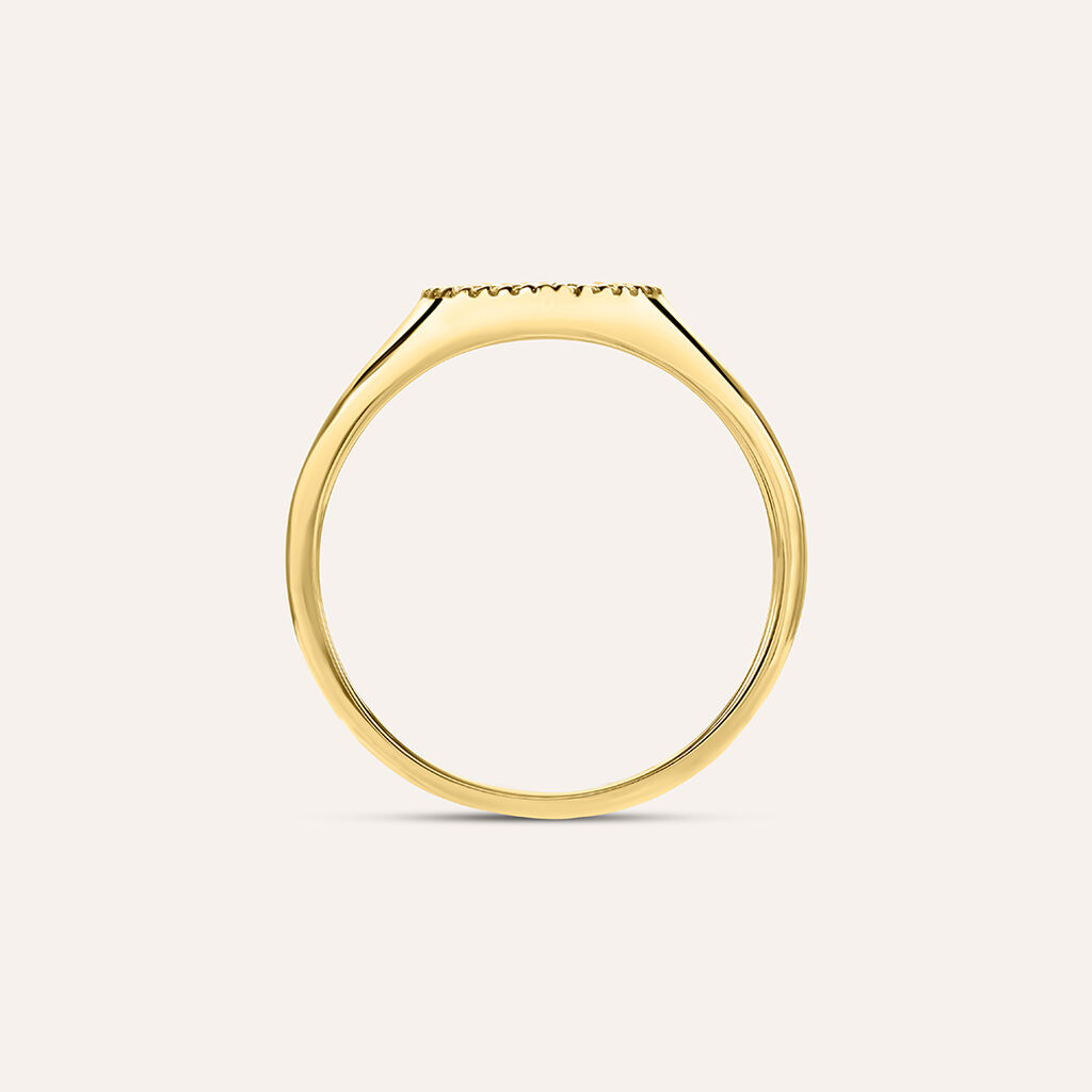 Anello Chevalier Beverly Oro Giallo Lapislazzuli Cubic Zirconia - Anelli Chevalier Donna | Stroili
