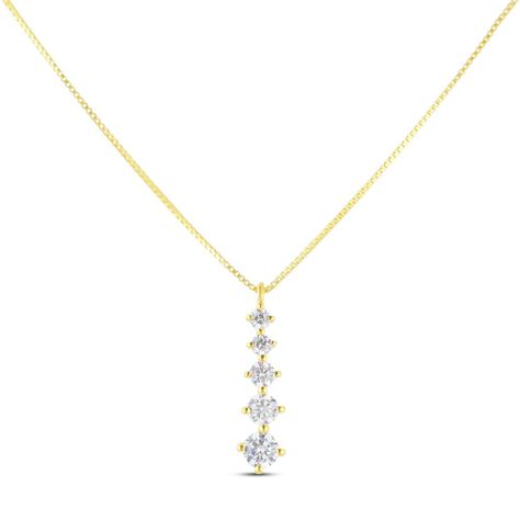 Collana Claire Oro Giallo Cubic Zirconia - Collane Donna | Stroili