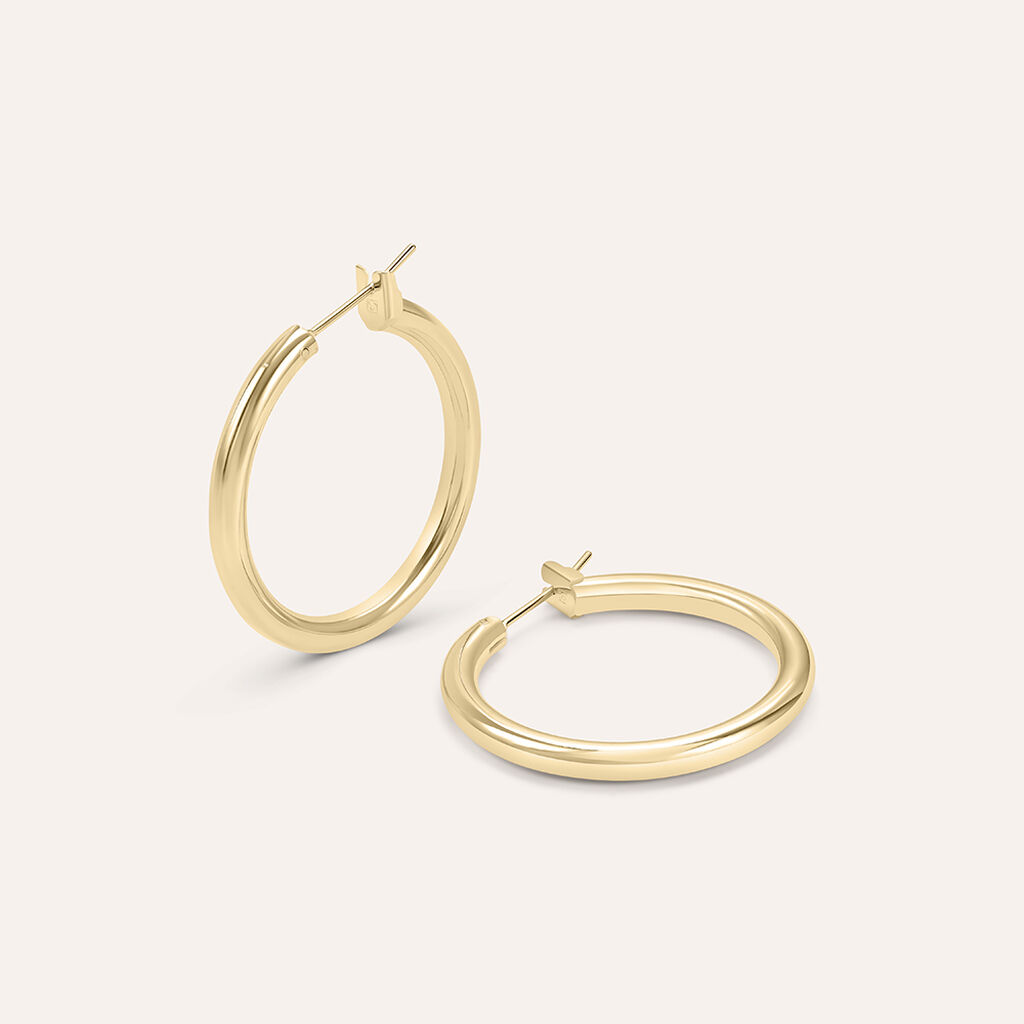Orecchini A Cerchio Golden Dream Placcato Oro Giallo