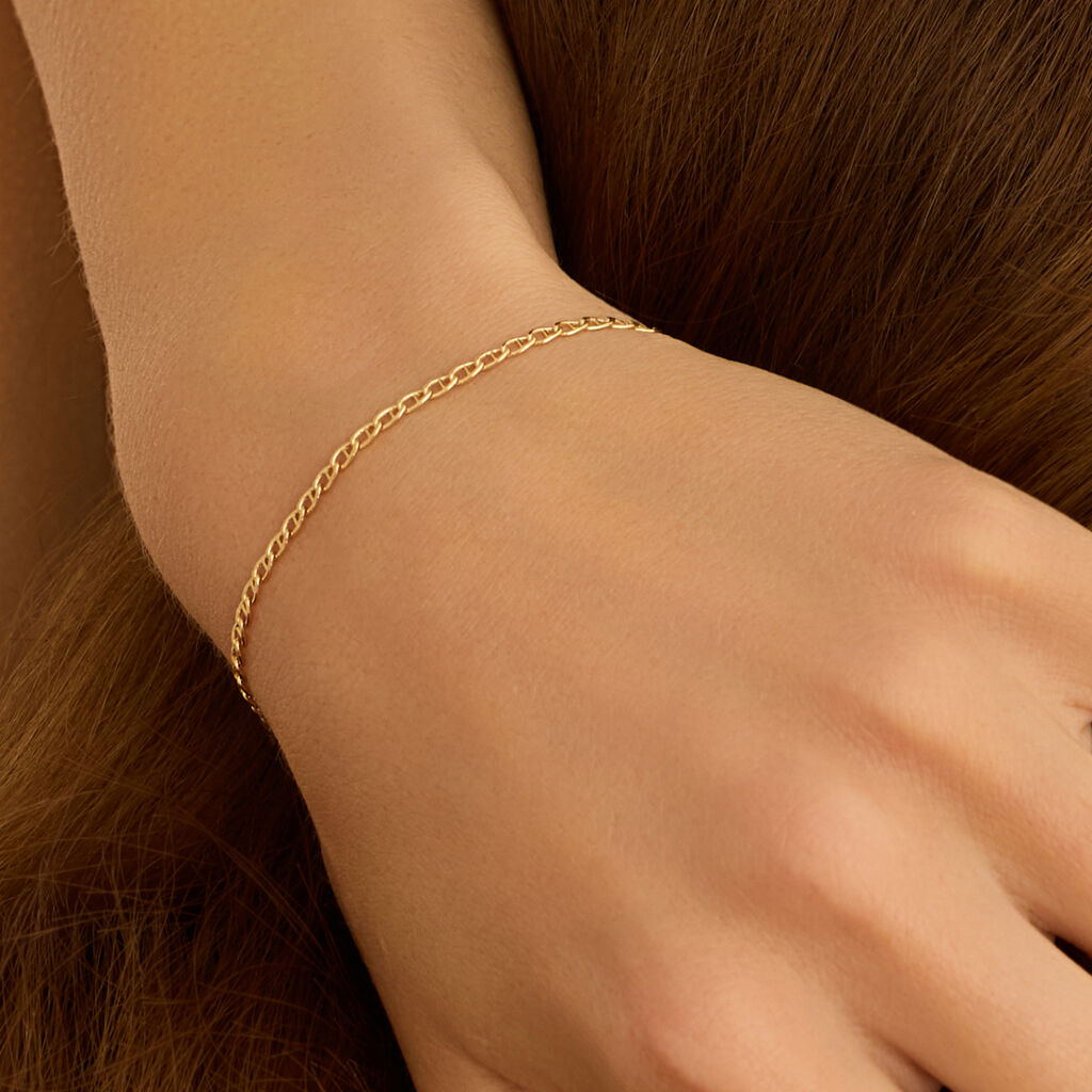 Bracciale Catena Colette Oro Giallo - Bracciali Unisex | Stroili