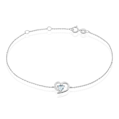 Bracciale Am&eacute;lie Oro Bianco Topazio Cubic Zirconia - Bracciali Love Donna | Stroili