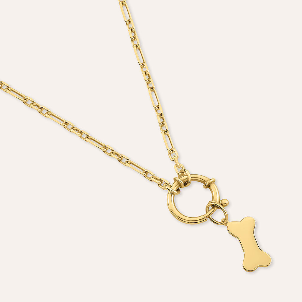 Pendente Love Beats Argento Dorato