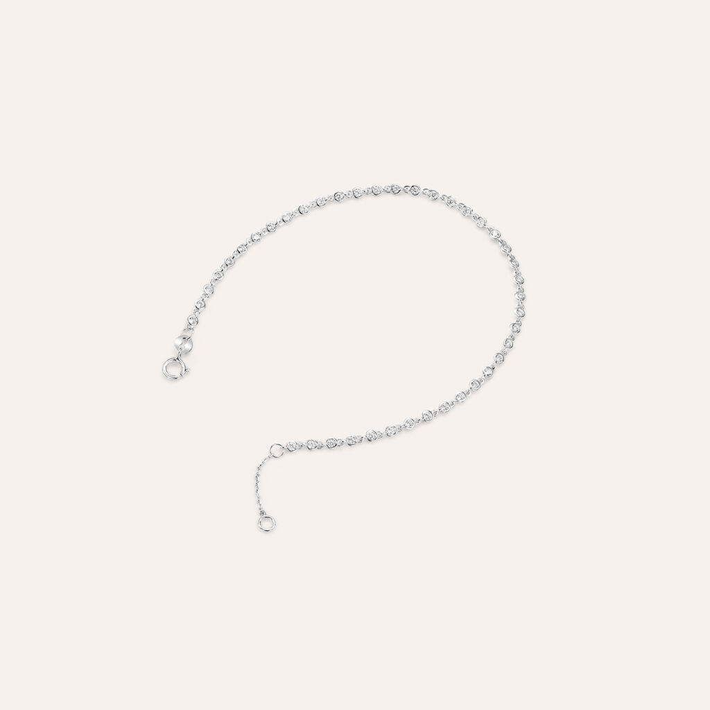 Bracciale Tennis Claire Oro Bianco Cubic Zirconia