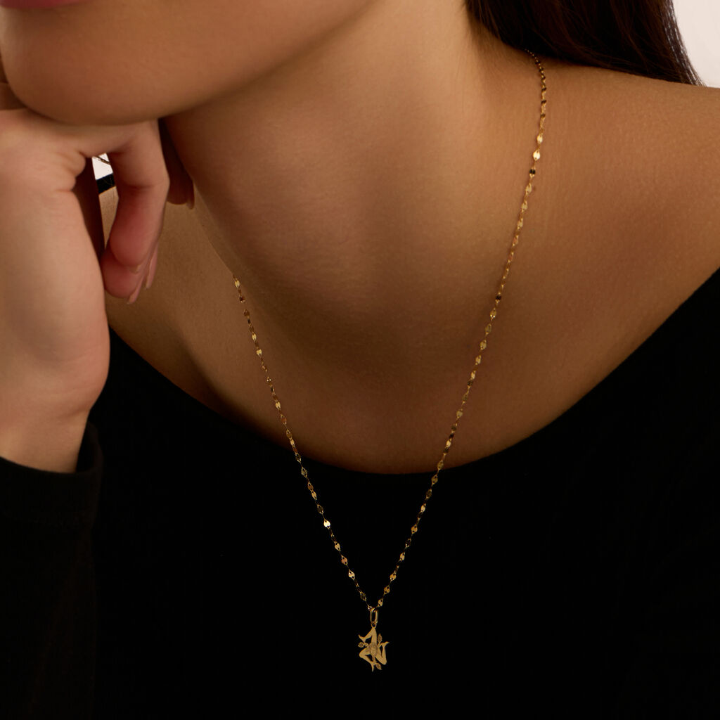 Pendente Poème Oro Giallo