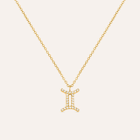 Collana Radiance Acciaio Dorato Cubic Zirconia - Collane Donna | Stroili