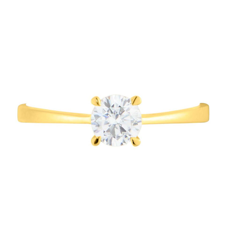 Anello Solitario Claire Oro Giallo Cubic Zirconia - Anelli con Pietre Donna | Stroili