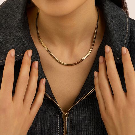 Collana Radiance Acciaio Dorato - Collane Donna | Stroili