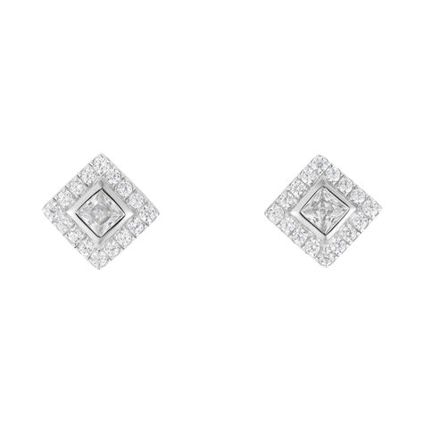 Orecchini Lobo Punto Luce Silver Elegance Argento Rodiato Cubic Zirconia - Orecchini a Lobo Donna | Stroili