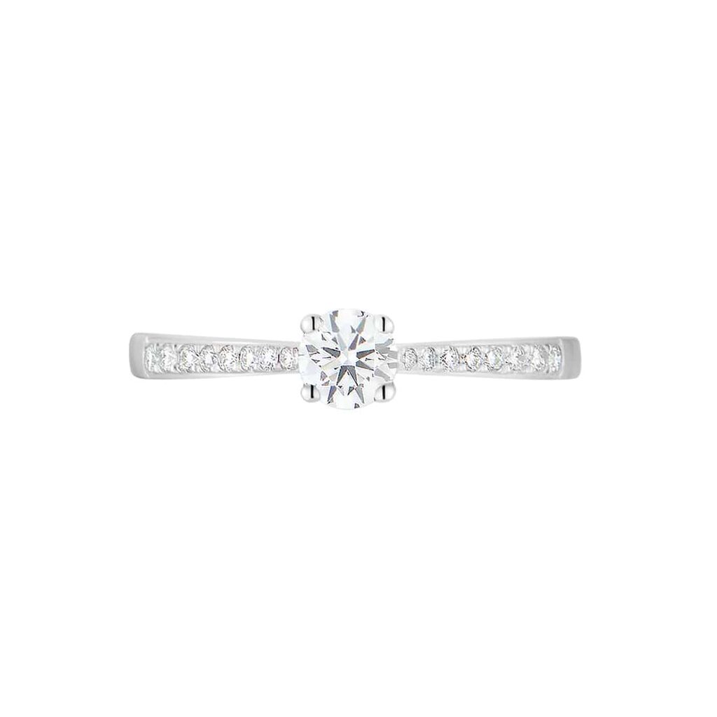 Anello Solitario Diamade Oro Bianco Diamante Lab-Grown - Anelli con Pietre Donna | Stroili