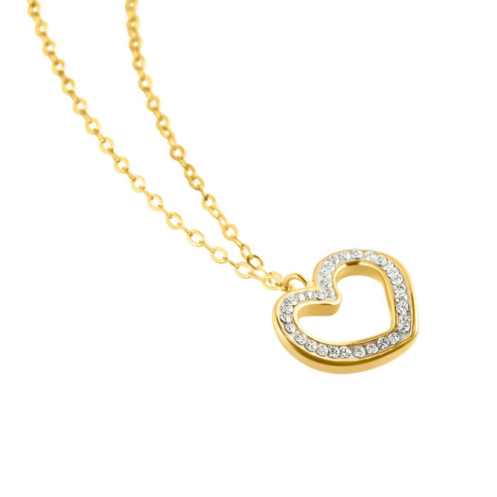 Collana Christelle Oro Giallo Cristallo - Collane Donna | Stroili