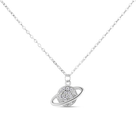 Collana Claire Oro Bianco Cubic Zirconia - Collane Donna | Stroili