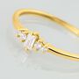 Anello Fantasia Claire Oro Giallo Cubic Zirconia