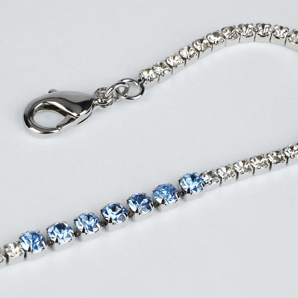 Bracciale Tennis Romantic Shine Metallo Cristallo - Bracciali Tennis Donna | Stroili