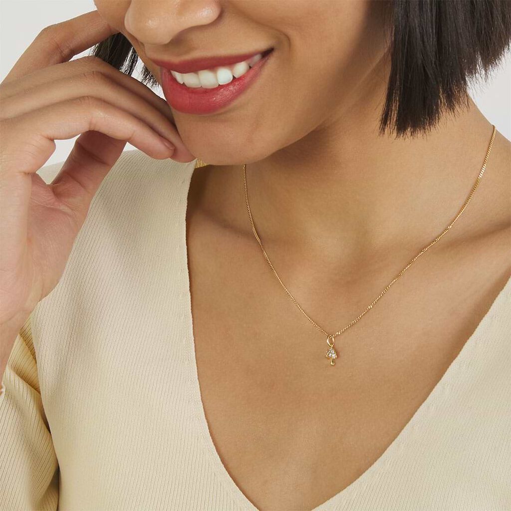 Pendente Poème Oro Giallo Cubic Zirconia - Ciondoli Donna | Stroili
