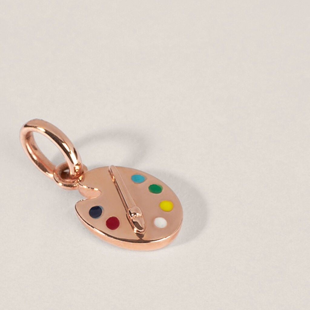 Pendente Love Beats Argento Rosa