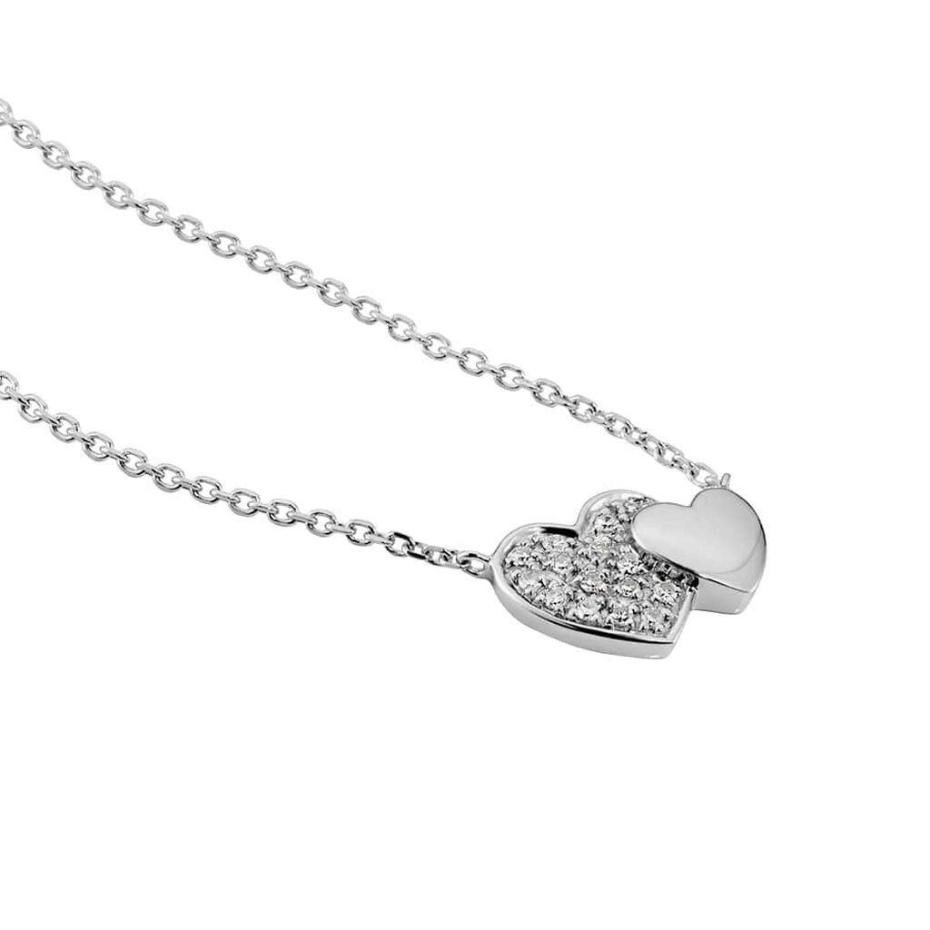 Collana Sophia Oro Bianco Diamante - Collane Donna | Stroili
