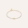 Bracciale Tennis Aura Acciaio Dorato Cubic Zirconia