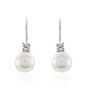 Orecchini Pendenti Silver Pearls Argento Rodiato Perla sintentica Cubic Zirconia