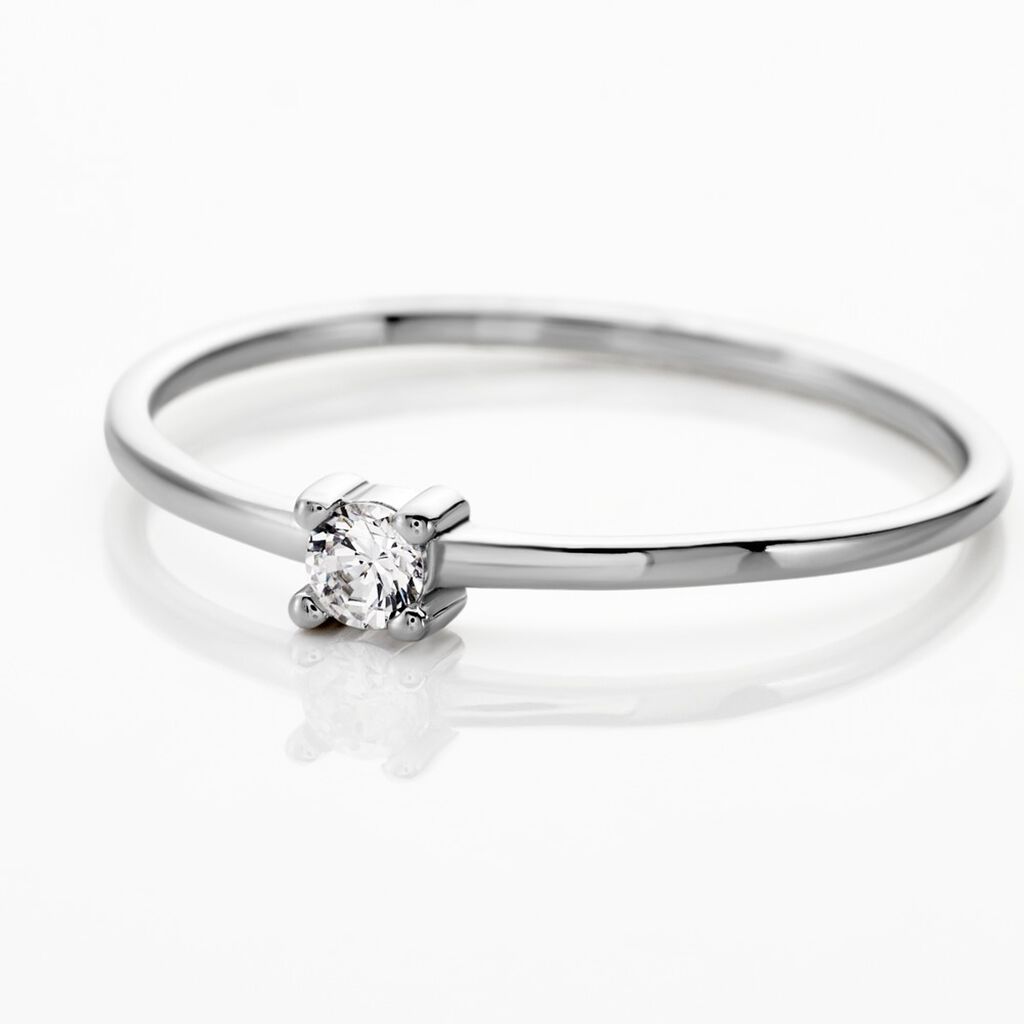 Anello Silver Elegance Argento Rodiato Cubic Zirconia - Anelli con Pietre Donna | Stroili