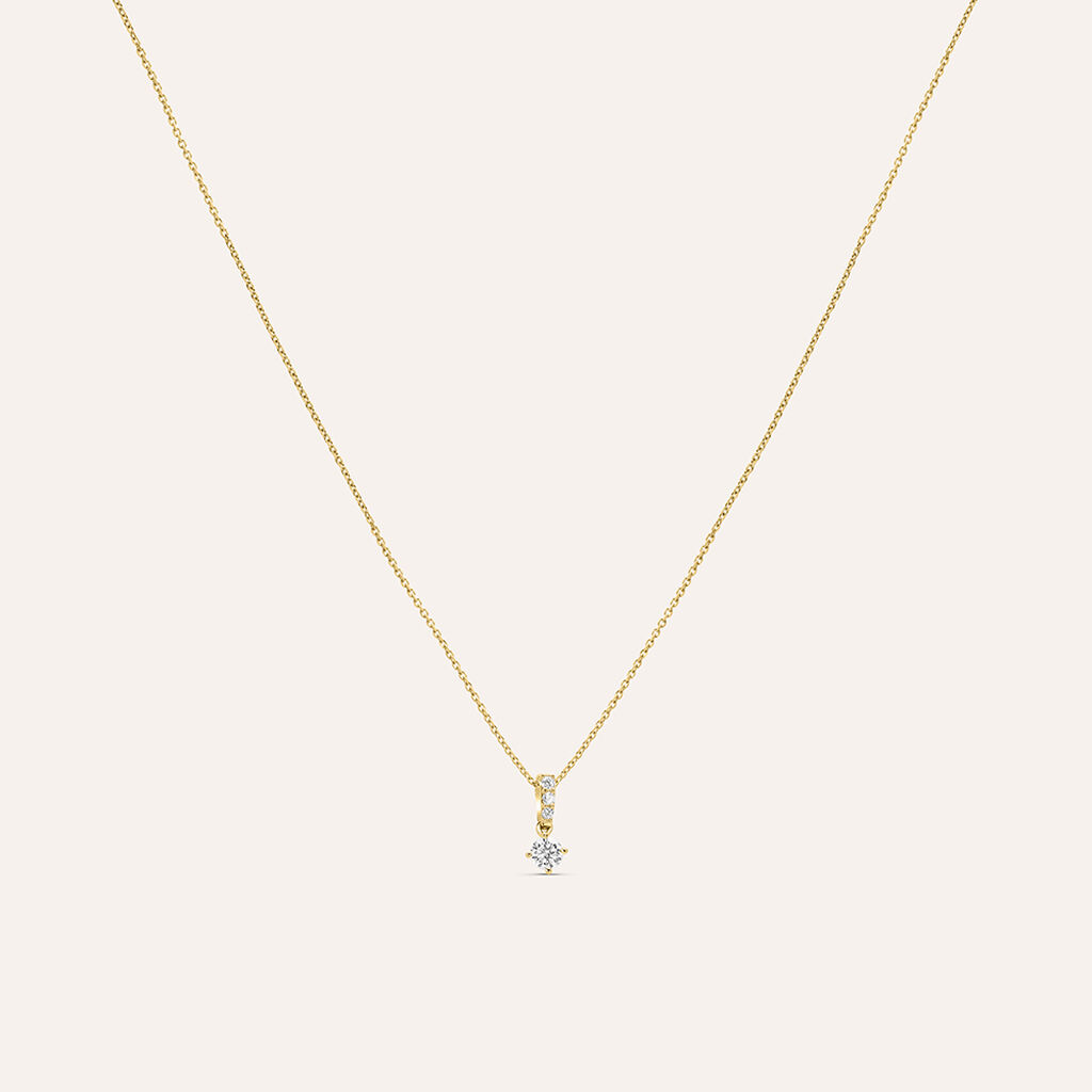 Collana Diamade Glam Oro Giallo Diamante Lab-Grown