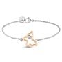Bracciale Lady Chic Acciaio Bicolore Farfalla e Cristalli
