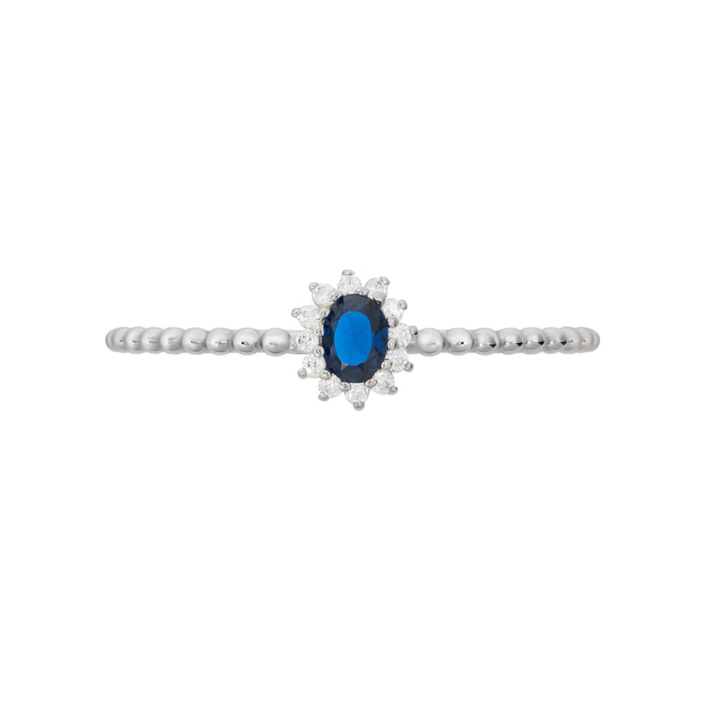 Anello Solitario Silver Elegance Argento Rodiato Cubic Zirconia - Anelli con Pietre Donna | Stroili