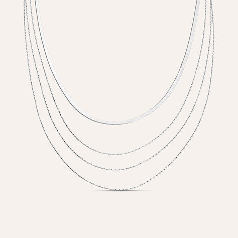 Catena Silver Collection Argento Rodiato - Collane Catena Donna | Stroili