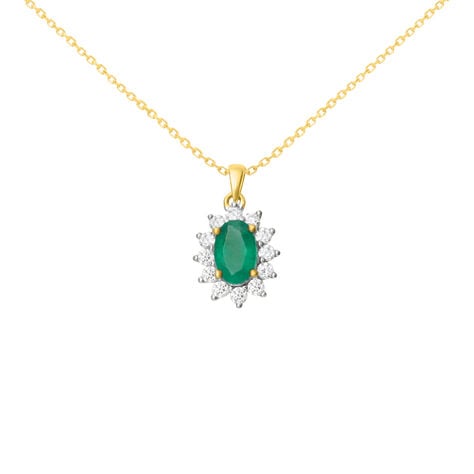 Collana Charlotte Oro Giallo Smeraldo Diamante - Collane Donna | Stroili