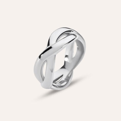 Anello Fascia Lady Code Acciaio - Anelli Moderni Donna | Stroili