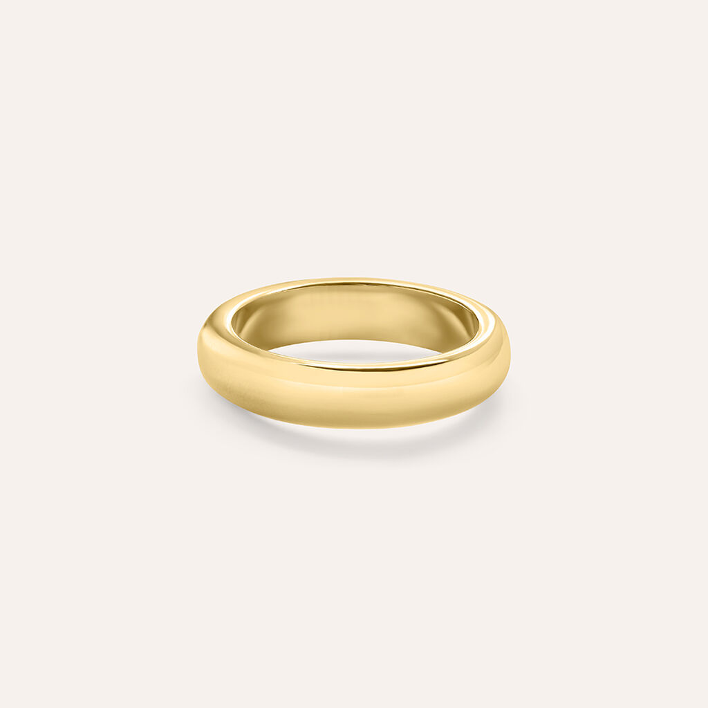 Fede Classica 5.1 mm Oro Giallo - Anelli con Incisione Unisex | Stroili