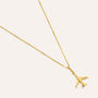 Pendente Love Beats Argento Dorato Cubic Zirconia