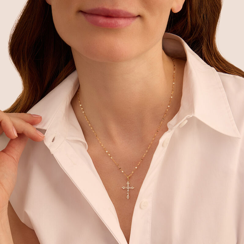 Pendente Holy Oro Giallo Cubic Zirconia - Ciondoli Donna | Stroili