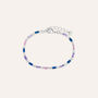 Bracciale Tennis Romantic Shine Ottone Bianco Cristallo