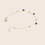 Bracciale Beverly Oro Giallo Malachite