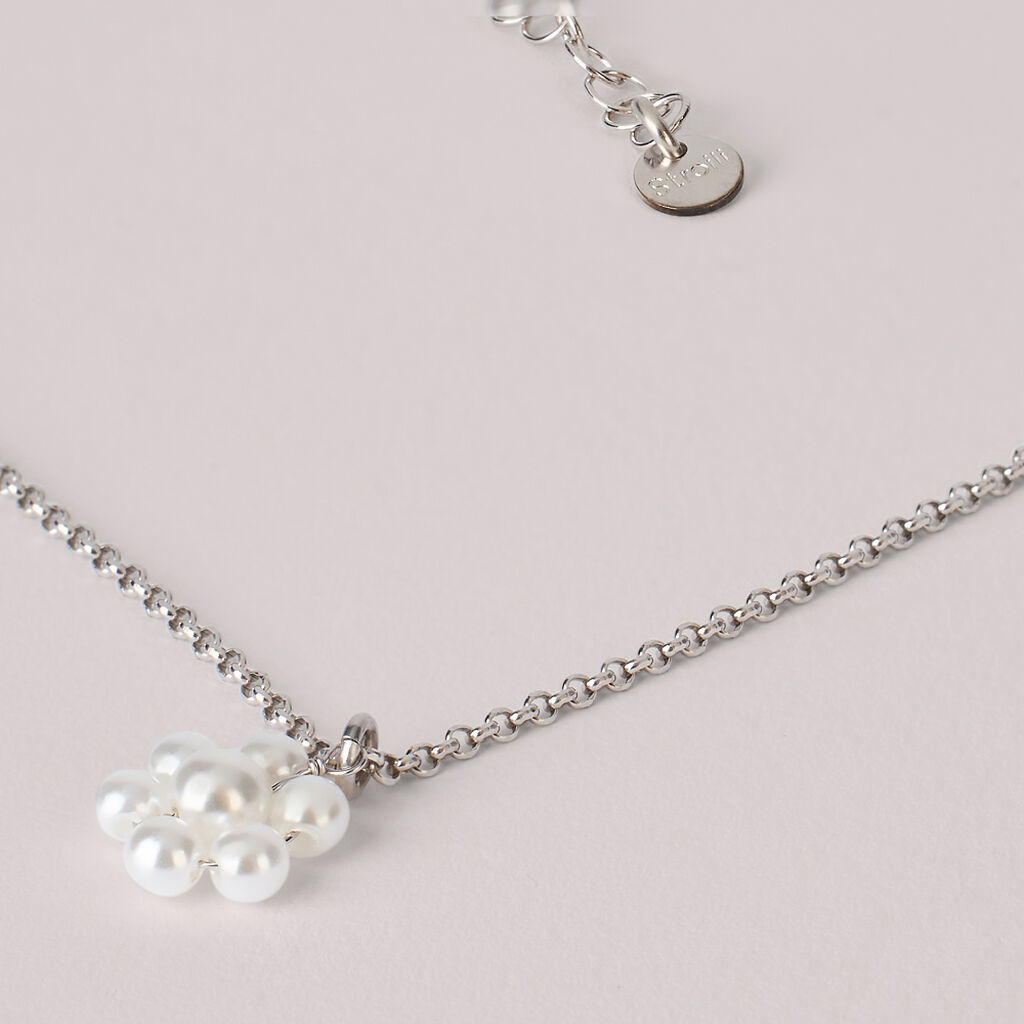 Collana Silver Baby Argento Rodiato Pietra sintetica