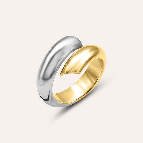 Anello Contrarie Isabelle Oro Bicolore - Anelli Donna | Stroili