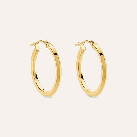 Orecchini A Cerchio Toujours Oro Giallo - Orecchini a Cerchio Donna | Stroili