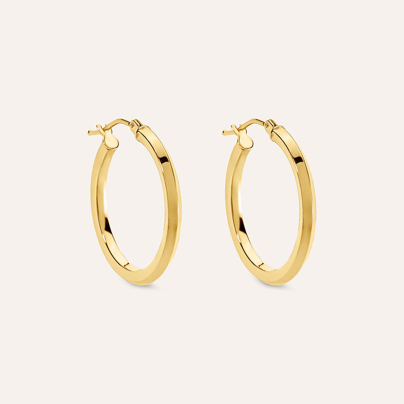 Orecchini A Cerchio Toujours Oro Giallo - Orecchini a Cerchio Donna | Stroili