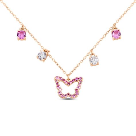 Collana Silver Rainbow Argento Rosa Cubic Zirconia - Collane Choker Donna | Stroili