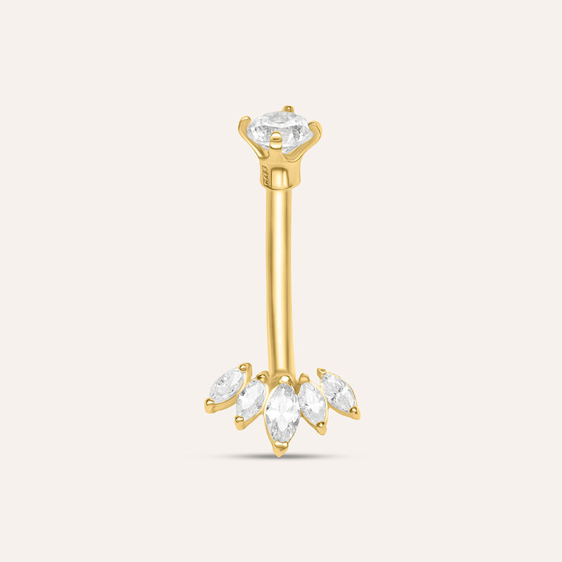 Piercing Ombelico Bon Ton Oro Giallo Cubic Zirconia - Gioielli Donna | Stroili