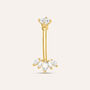 Piercing Ombelico Bon Ton Oro Giallo Cubic Zirconia