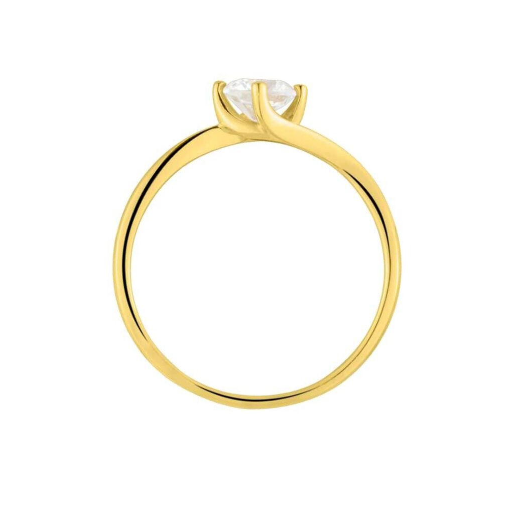 Anello Solitario Claire Oro Giallo Cubic Zirconia - Anelli con Pietre Donna | Stroili
