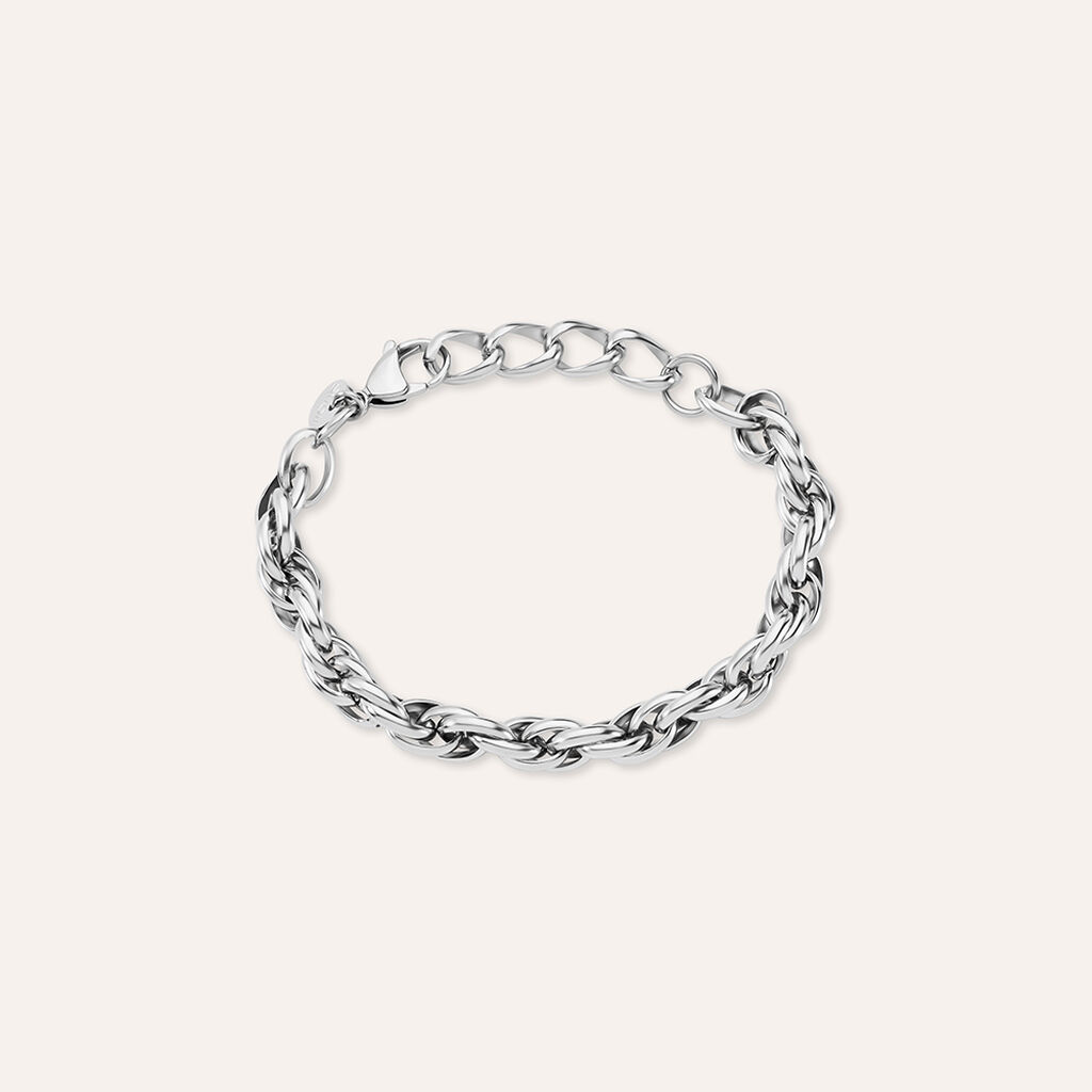 Bracciale Catena Lady Code Acciaio - Bracciali Intrecciati Donna | Stroili