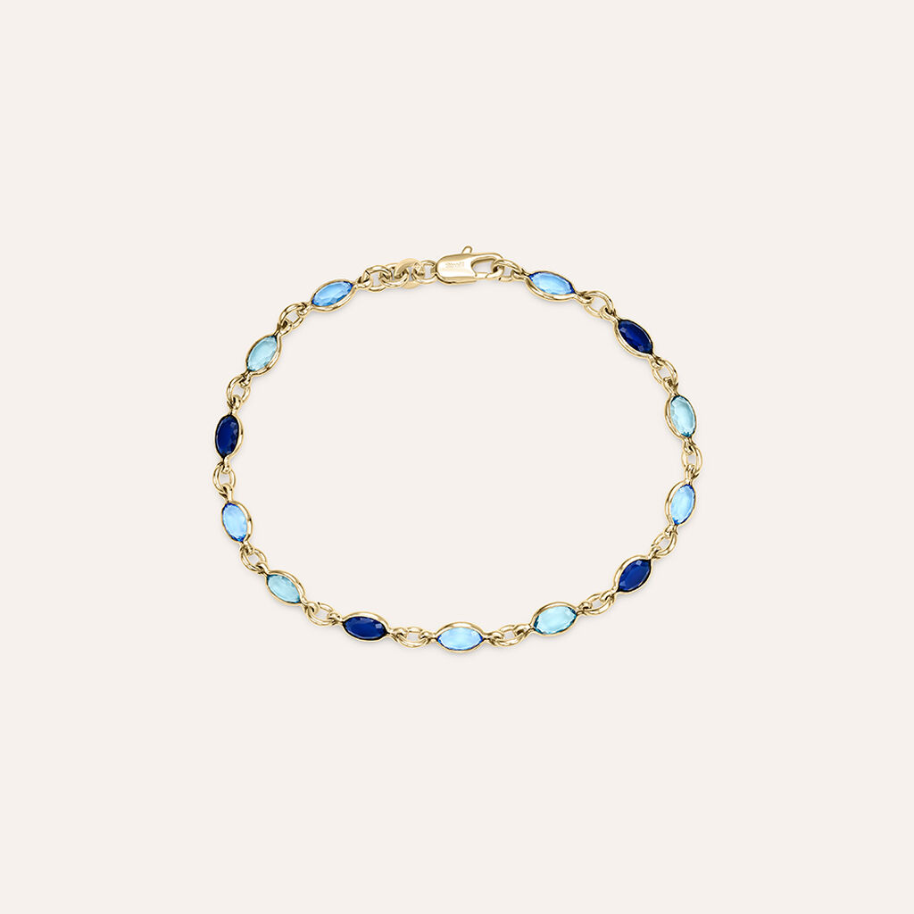 Bracciale Golden Dream Placcato Oro Giallo Cristallo - Bracciali Amicizia Donna | Stroili